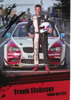 Frank Elsässer  BMW  Auto Motorsport Autogrammkarte original signiert 