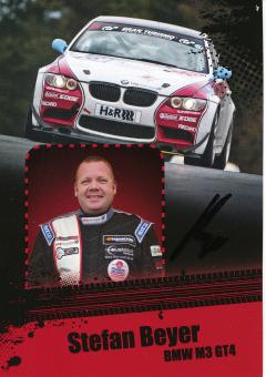 Stefan Beyer  BMW  Auto Motorsport Autogrammkarte original signiert 