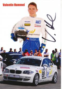 Valentin Hummel  BMW  Auto Motorsport Autogrammkarte original signiert 