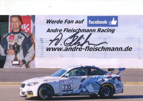 Andre Fleischmann  BMW  Auto Motorsport Autogrammkarte original signiert 
