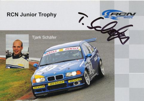 Tjark Schäfer  BMW  Auto Motorsport Autogrammkarte original signiert 
