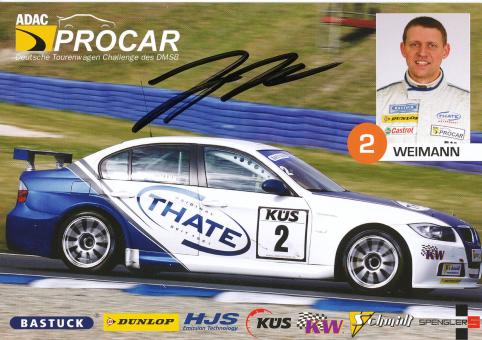 Jens Weimann  BMW  Auto Motorsport Autogrammkarte original signiert 