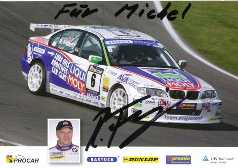 Remo Friberg  BMW  Auto Motorsport Autogrammkarte original signiert 