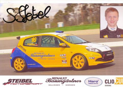 Sebastian Steibl  Renault  Auto Motorsport Autogrammkarte original signiert 