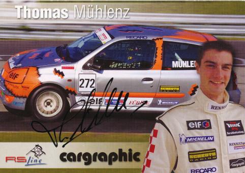 Thomas Mühlenz  Renault  Auto Motorsport Autogrammkarte original signiert 