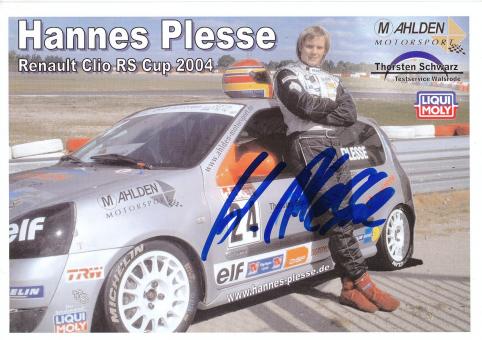Hannes Plesse  Renault  Auto Motorsport Autogrammkarte original signiert 