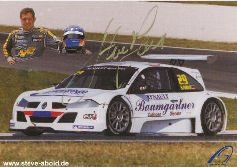 Steve Abold  Renault  Auto Motorsport Autogrammkarte original signiert 