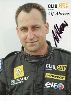 Alf Ahrens  Renault  Auto Motorsport Autogrammkarte original signiert 