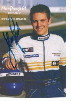 Steve Abold  Renault  Auto Motorsport Autogrammkarte original signiert 