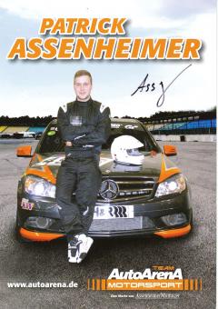 Patrick Assenheimer  Mercedes  Auto Motorsport Autogrammkarte original signiert 