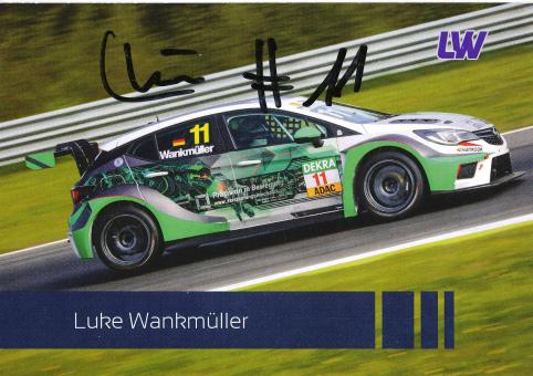 Luke Wankmüller  Mercedes  Auto Motorsport Autogrammkarte original signiert 