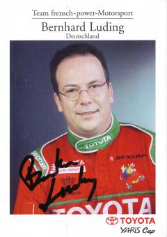 Bernhard Luding  Toyota  Auto Motorsport Autogrammkarte original signiert 