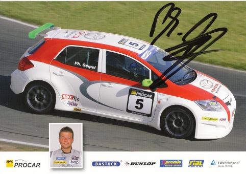 Philip Geipel  Toyota  Auto Motorsport Autogrammkarte original signiert 