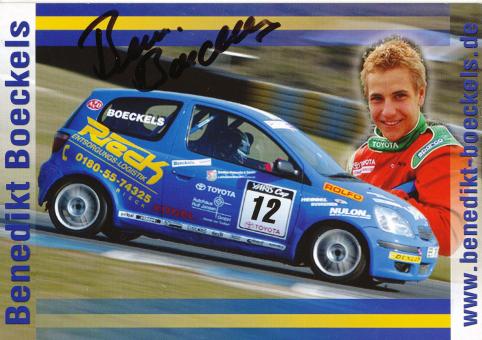 Benedikt Boeckels  Toyota  Auto Motorsport Autogrammkarte original signiert 