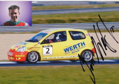 Jens Werth  Toyota  Auto Motorsport Autogrammkarte original signiert 