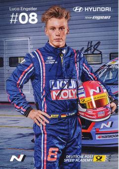 Luca Engstler  Hyundai  Auto Motorsport Autogrammkarte original signiert 