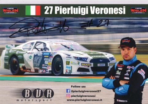 Pierluigi Veronesi  NASCAR  USA  Auto Motorsport Autogrammkarte original signiert 
