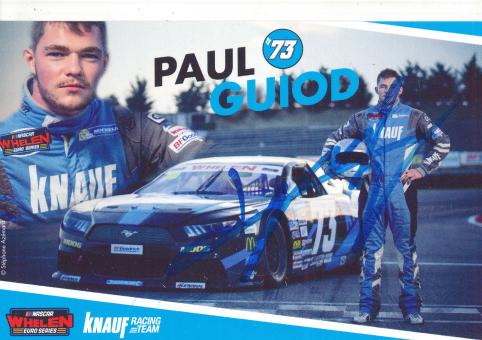 Paul Guiod  NASCAR  USA  Auto Motorsport Autogrammkarte original signiert 