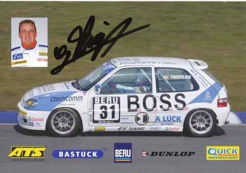 Guido Thierfelder  Citroen  Auto Motorsport Autogrammkarte original signiert 