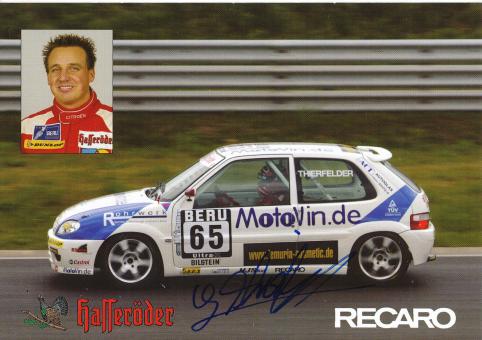Guido Thierfelder  Citroen  Auto Motorsport Autogrammkarte original signiert 