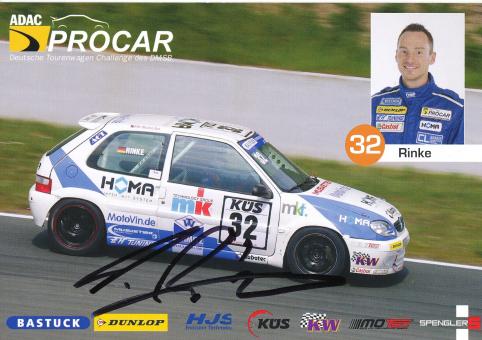 Andreas Rinke  Citroen  Auto Motorsport Autogrammkarte original signiert 
