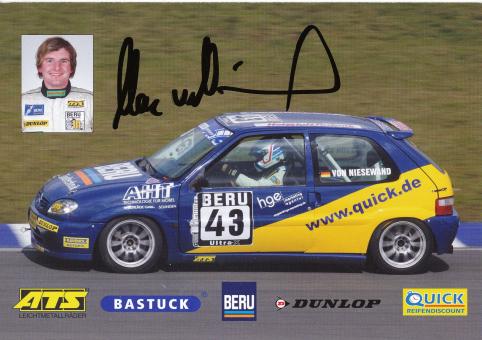 Marc von Niesewand Reich  Citroen  Auto Motorsport Autogrammkarte original signiert 