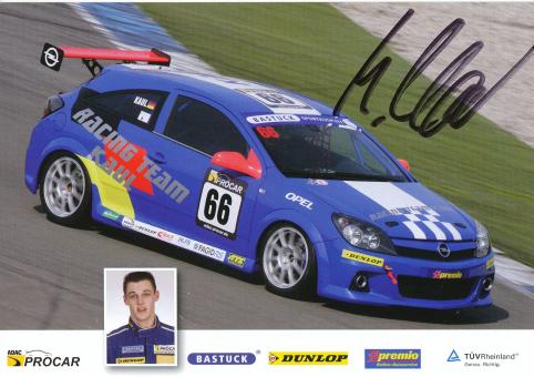 Matthias Kaul  Opel  Auto Motorsport Autogrammkarte original signiert 