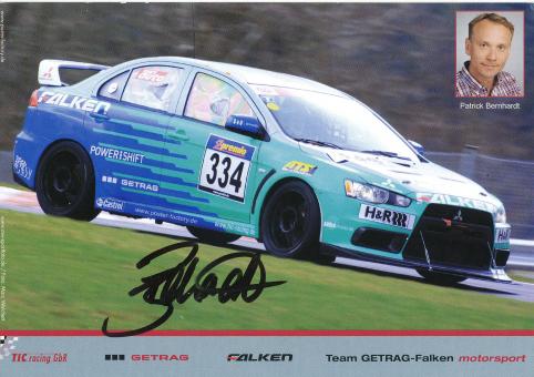 Patrick Bernhardt  Auto Motorsport Autogrammkarte original signiert 