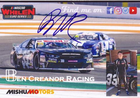 Ben Creanor   Auto Motorsport Autogrammkarte original signiert 