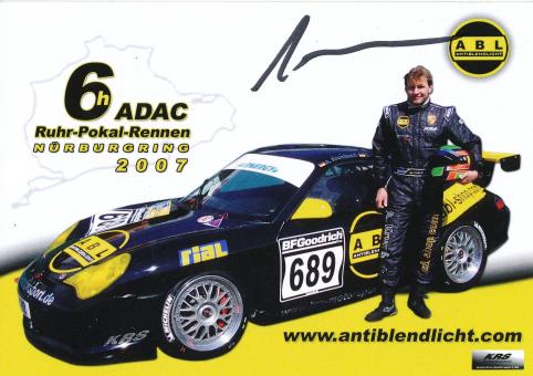 A.Krumbach  Auto Motorsport Autogrammkarte original signiert 