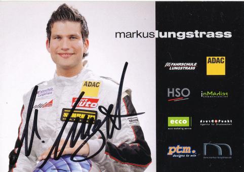 Markus Lungstrass  Auto Motorsport Autogrammkarte original signiert 