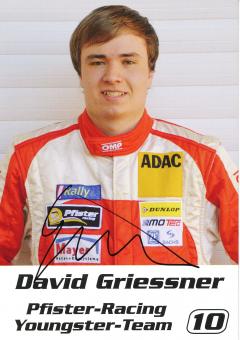 David Griessner  Auto Motorsport Autogrammkarte original signiert 