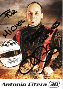 Antonio Citera  Auto Motorsport Autogrammkarte original signiert 