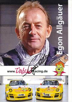 Egon Allgäuer  Auto Motorsport Autogrammkarte original signiert 