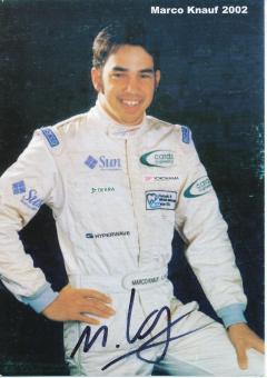 Marco Knauf  Auto Motorsport Autogrammkarte original signiert 