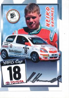 Heiko Hammel   Auto Motorsport Autogrammkarte original signiert 