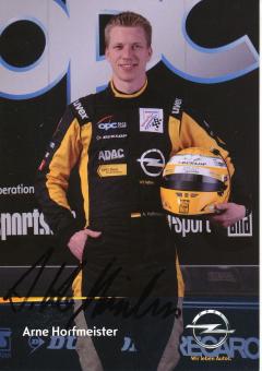 Arne Horfmeister   Auto Motorsport Autogrammkarte original signiert 