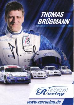 Thomas Brügmann   Auto Motorsport Autogrammkarte original signiert 
