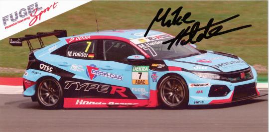 Mike Halder  Honda  Auto Motorsport Autogrammkarte original signiert 