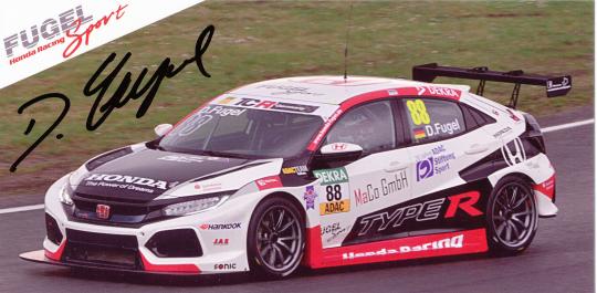 Dominik Fugel  Honda  Auto Motorsport Autogrammkarte original signiert 