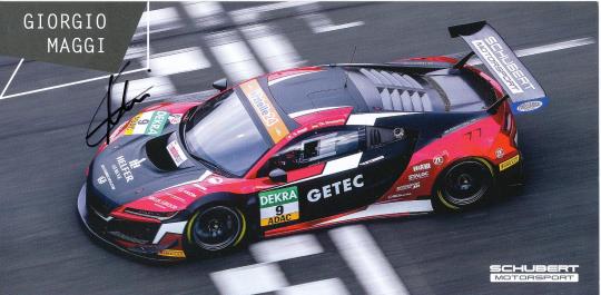Giorgio Maggi  Honda  Auto Motorsport Autogrammkarte original signiert 