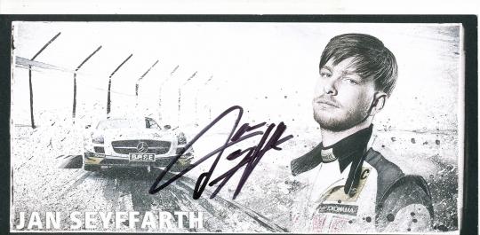 Jan Seyffarth  Mecedes  Auto Motorsport Autogrammkarte original signiert 