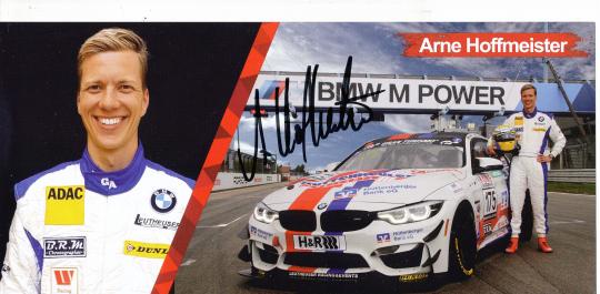 Arne Hoffmeister  BMW  Auto Motorsport Autogrammkarte original signiert 