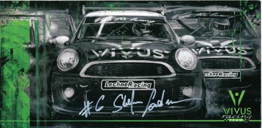 Stefan Landmann  Mini  Auto Motorsport Autogrammkarte original signiert 