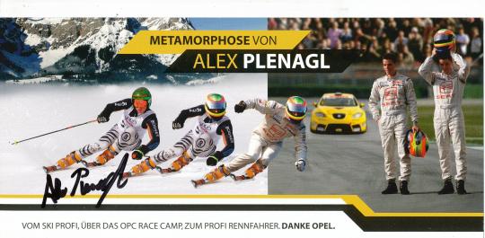 Alex Plenagel  Seat  Auto Motorsport Autogrammkarte original signiert 