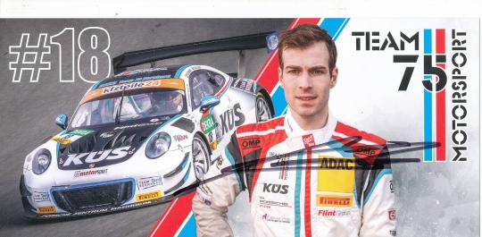 Adrien De Leener  Porsche  Auto Motorsport Autogrammkarte original signiert 