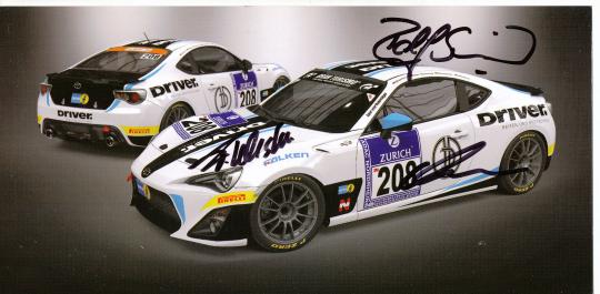 Dörr Team  Auto Motorsport Autogrammkarte original signiert 