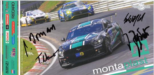 Wölflick Team Racing   Auto Motorsport Autogrammkarte original signiert 