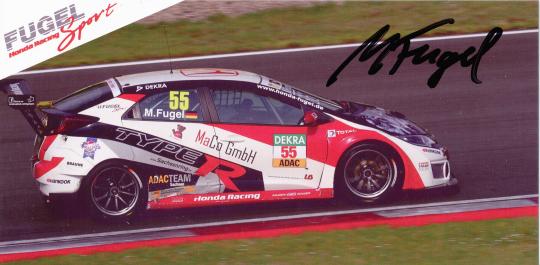 Marcel Fugel  Honda   Auto Motorsport Autogrammkarte original signiert 