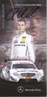 Pascal Wehrlein  Mercedes   Auto Motorsport Autogrammkarte original signiert 